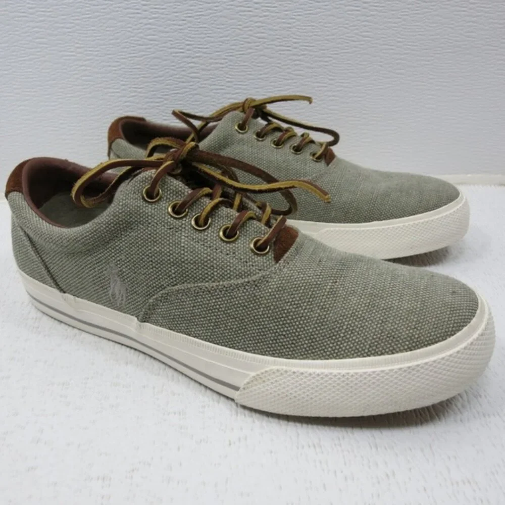 Polo Ralph Lauren Canvas Comfort Deck Shoes 8 D